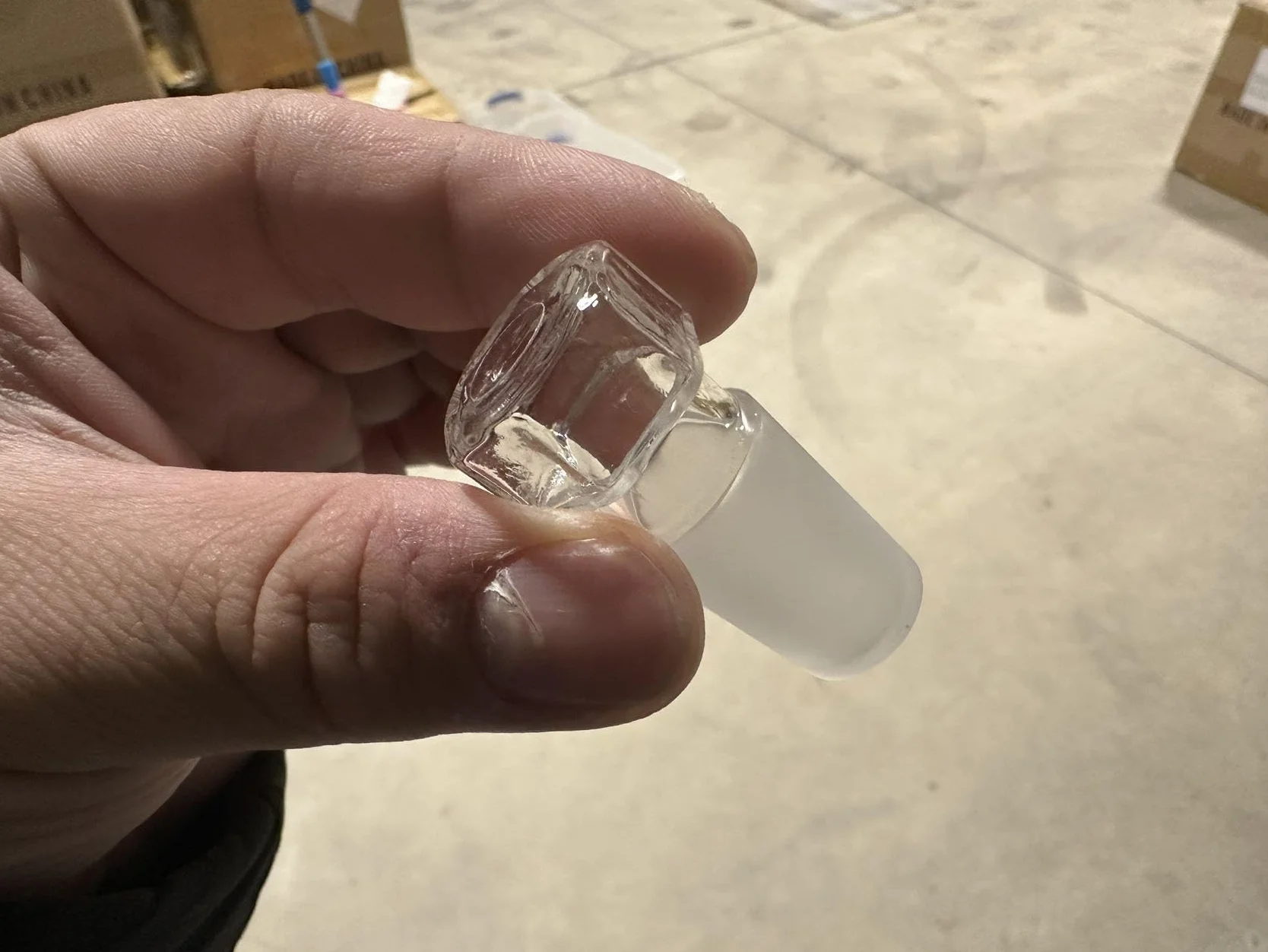 Stonylab Tappo Vetro Cavo Testa Esagonale per Giunto Esterno 24/40, 5 Pezzi
