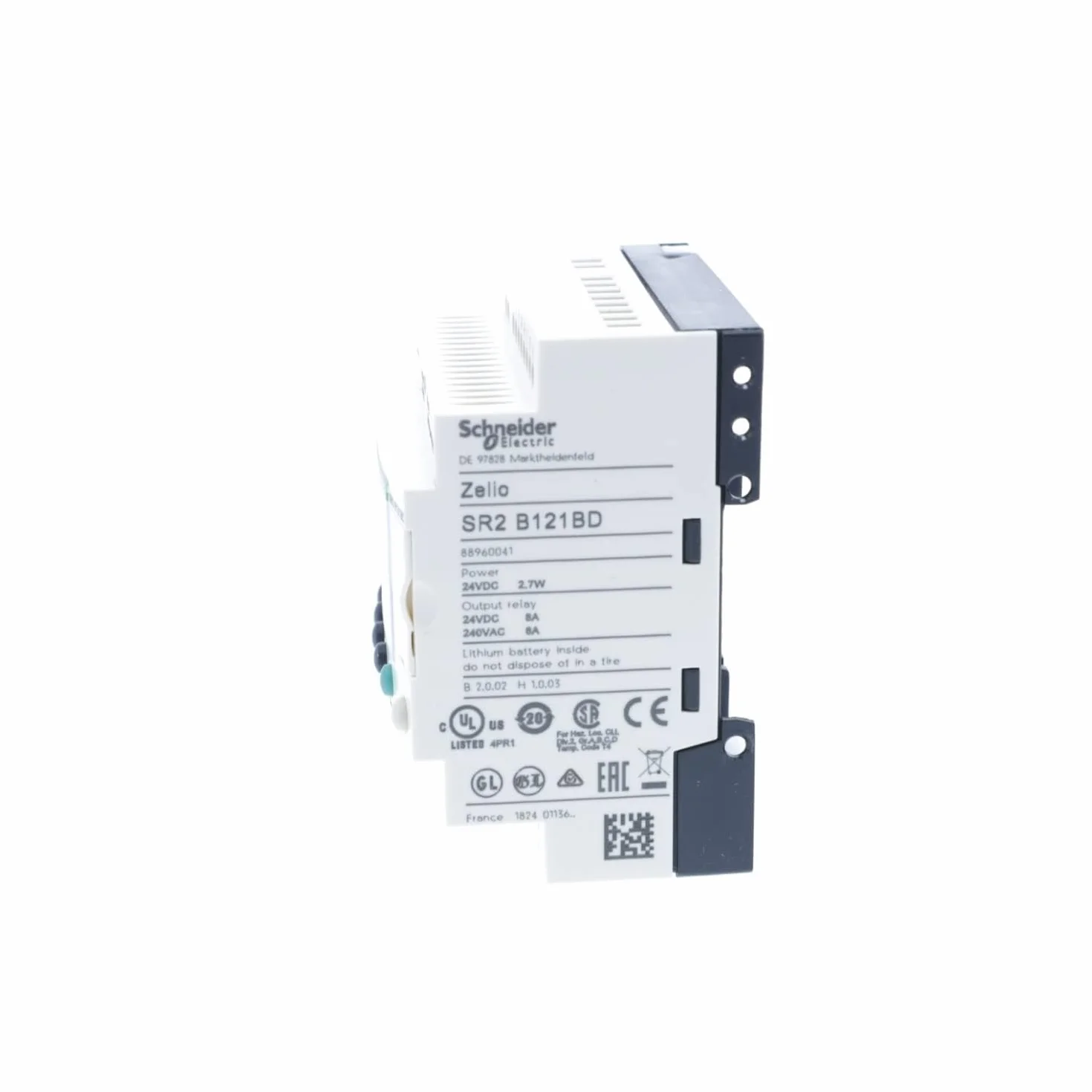 ZELIO LOGIC II RELOJ 8E/4S 24VCC