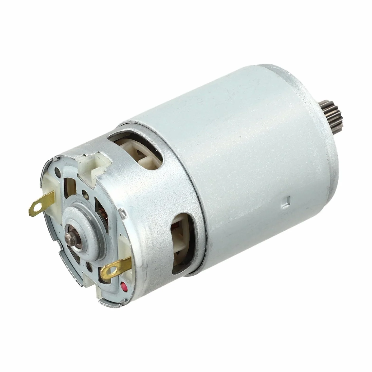 Motore RS550 21V DC per utensili elettrici senza fili incluso per motosega e sega a moto alternativo con 14 denti ingranaggio 8,2 mm