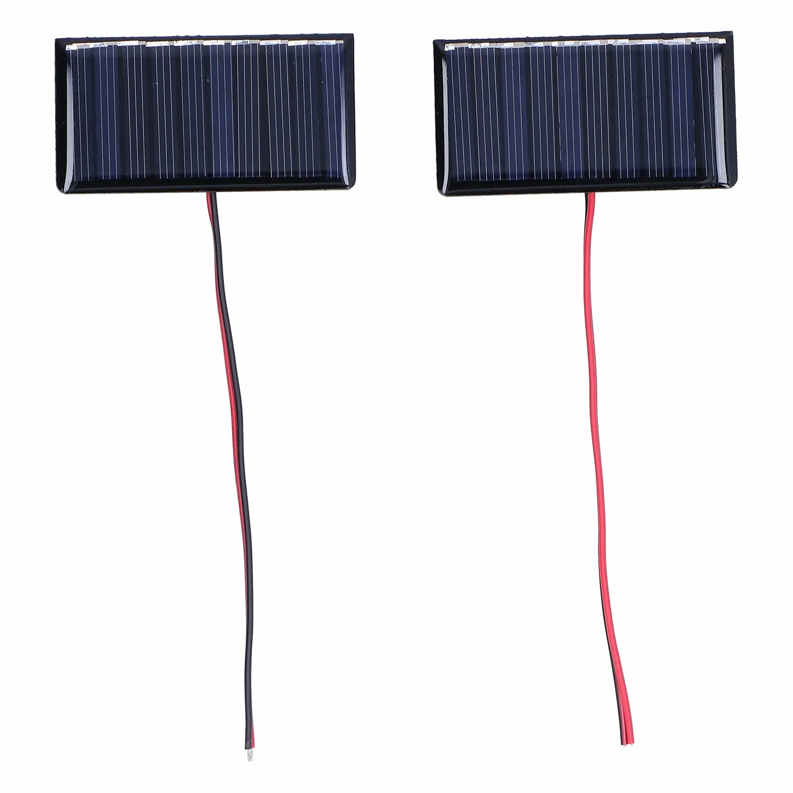 Jeffergarden Modulo del Pannello Solare 2pcs, Caricatore a Cella Polysilicon con Uscita Ad Alta Efficienza per Elettrodomestici a Bassa Potenza, 68x36 Mm, per le Luci del Giardino e i Sistemi di