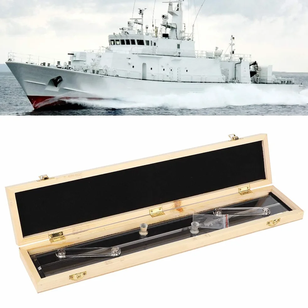 TFB-460 Righello di Navigazione Marina Righello Parallelo Ad Alta Durezza per Barca 3 Mm Acrilico Trasparente 1 unità