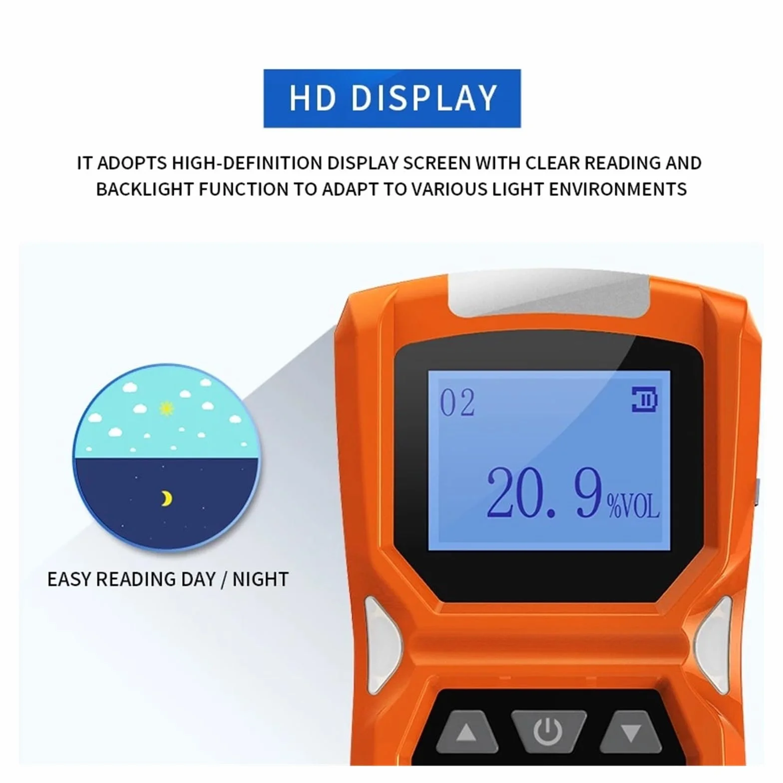 Rilevatore di gas portatile for industria H2/CO/PH3/CO2/H2S/NH3/O2/NO2/NO/EX/CH4 Rilevatore di allarme for gas combustibili con carica USB 0-100% LEL Alta sensibilità, risposta rapida(NH3-0-100ppm)