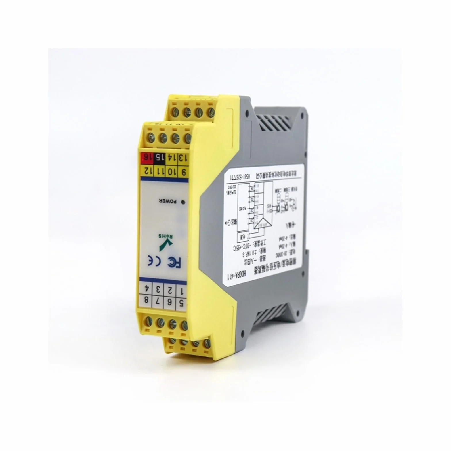 2 ingressi 4 uscite 4-20 mA 0-10 V CC Splitter isolatore di Segnale 2 ingressi 2 uscite Trasmettitore di Segnale 1 Ingresso 4 uscite(out 4-20MA_in 0-5VDC)