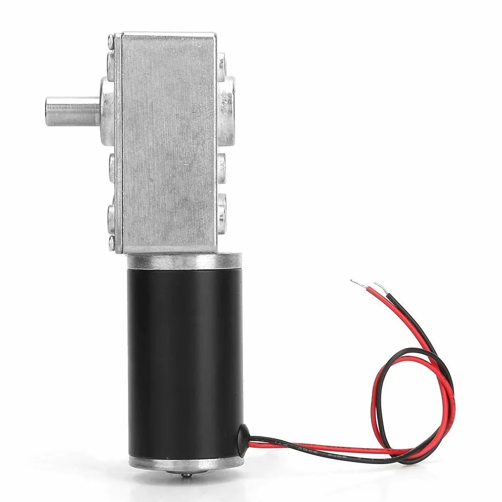 Motoriduttore a vite senza fine 12V 10RPM 8mm