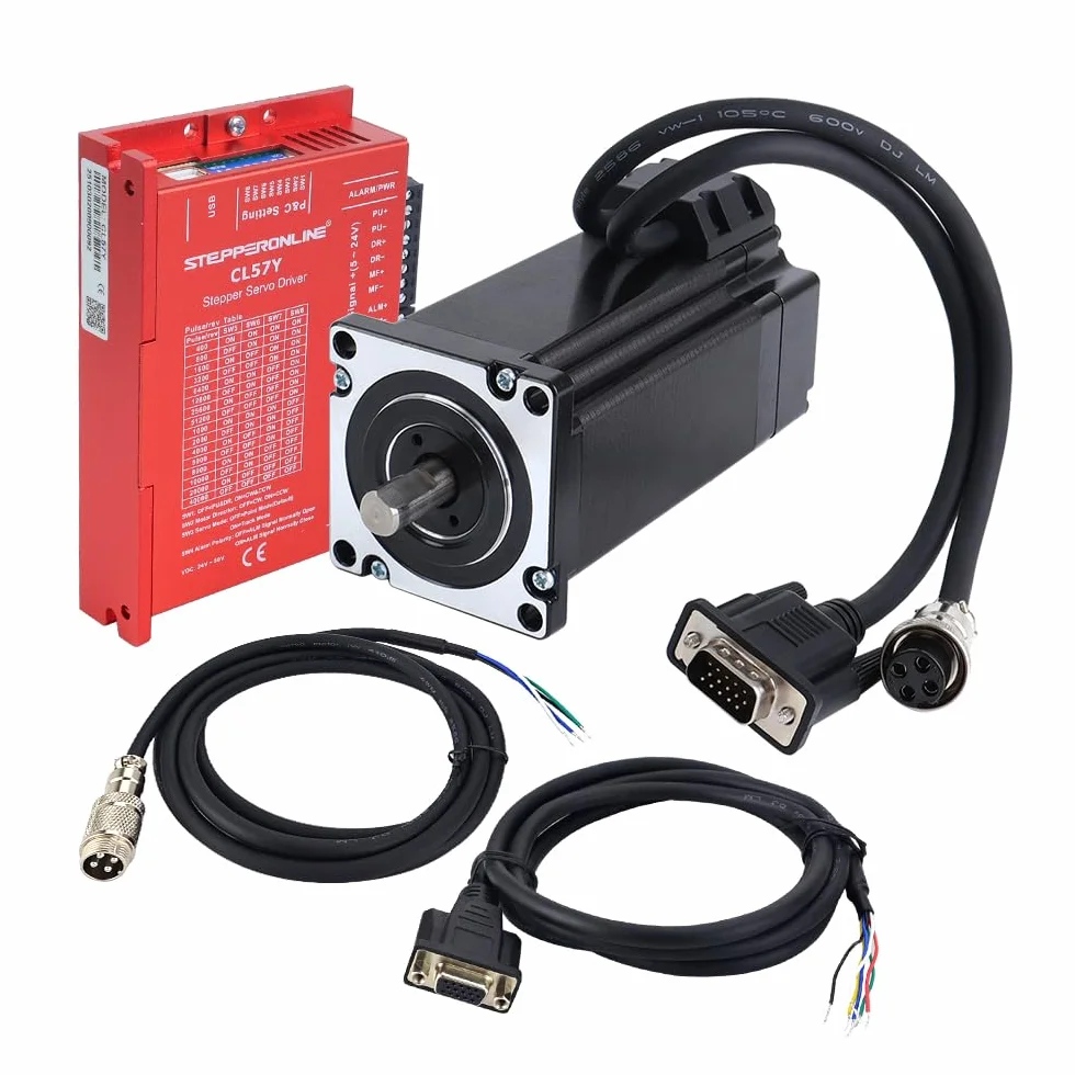 STEPPERONLINE YS Series - Motore passo-passo a 1 assi, 4,00 Nm (566,45 ozin), motore Nema 24 e driver 0-7,0 A, 24-50 VDC