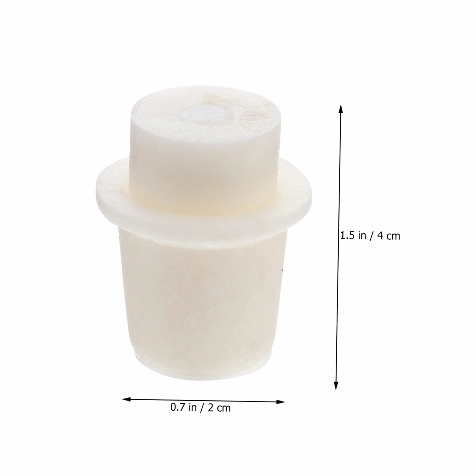 Tappo Bottiglia in Silicone Beige 5 Pezzi ULTECHNOVO, Tappo di Tenuta Resistente al Freddo per Provetta e Laboratorio