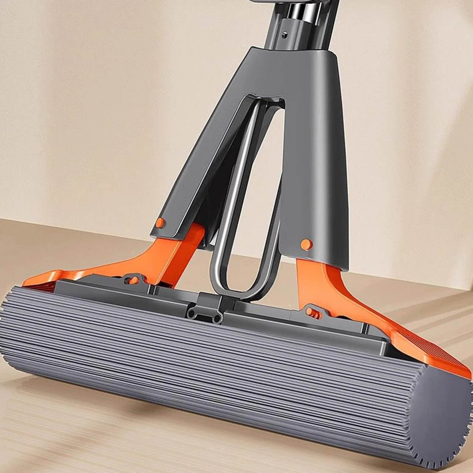 Sponge Mop 48,82 pollici in acciaio inossidabile Testa sostituibile Assorbente Bagno Mopp per casa commerciale cucina