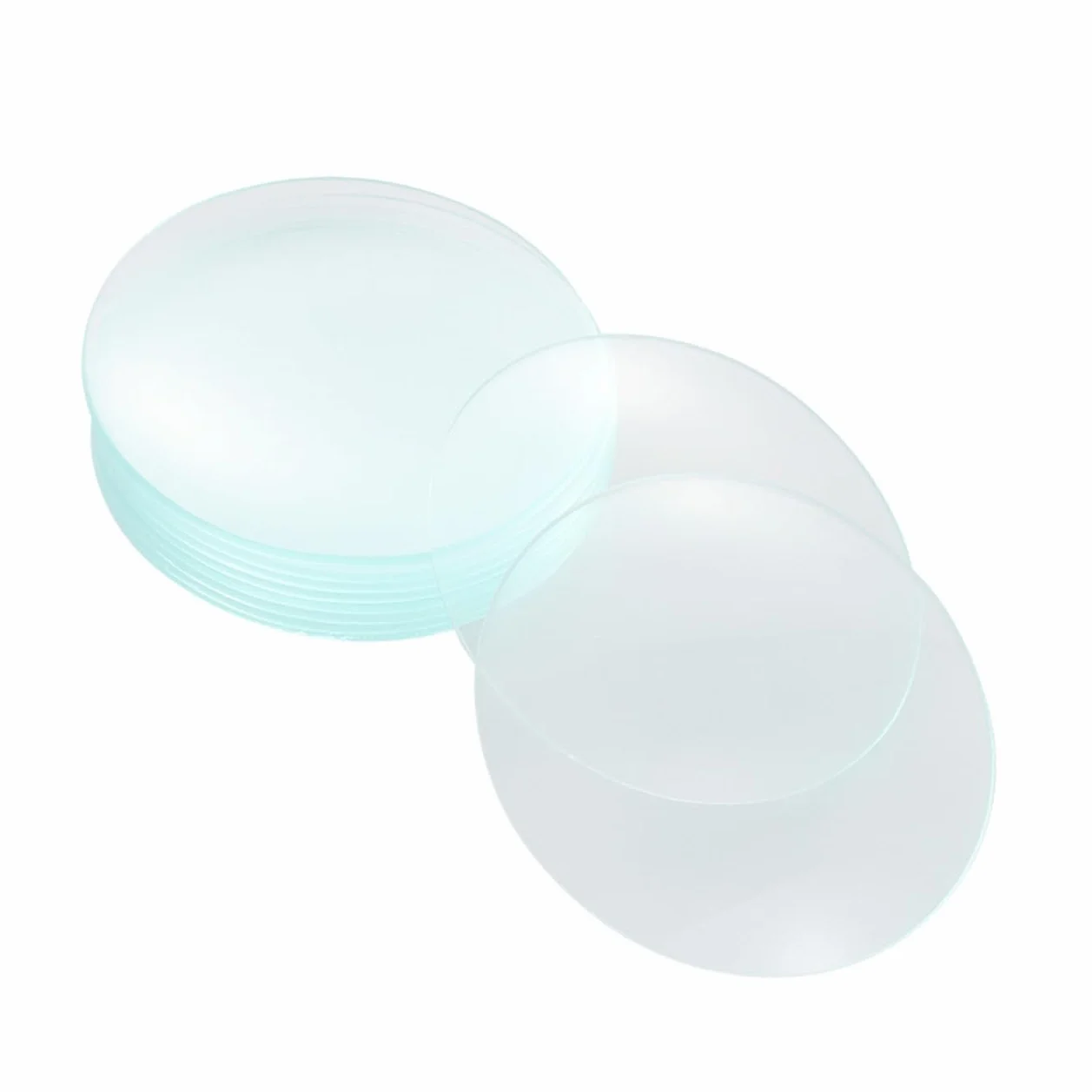 ABOOFAN Coperture in Vetro per Bruciatore da Laboratorio 10 Pezzi, Vetro Sintetico Resistente, per Esperimenti e Uso in Aula, Funziona come Contenitore ed Evaporatore