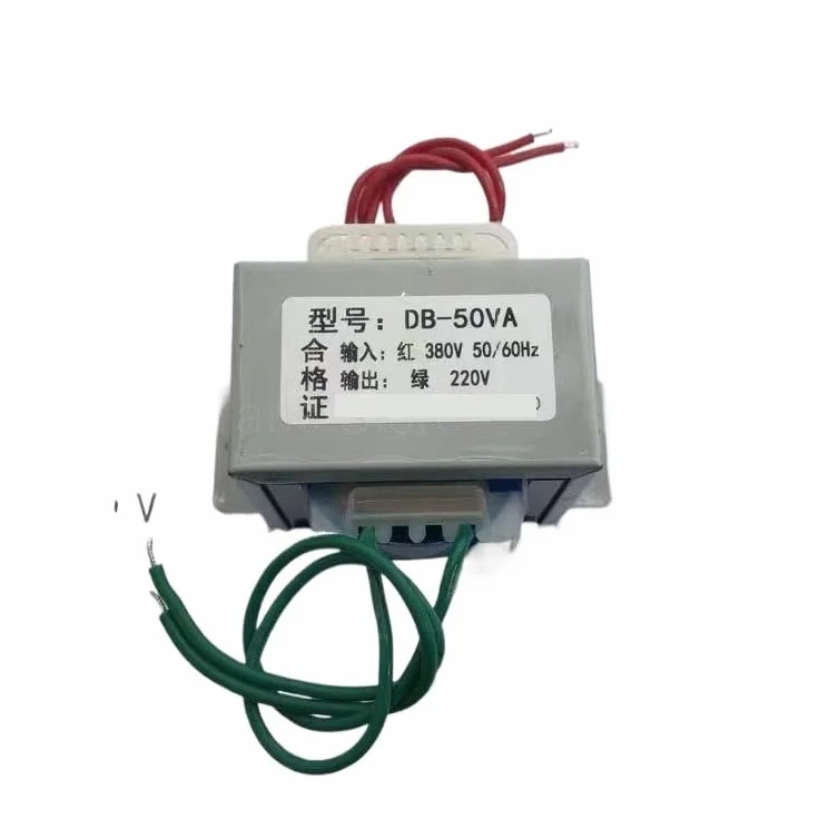 Trasformatore di Potenza 380 V a 220 V 50 W 250 mA Monofase 220 V CA 50 Hz EI66*44