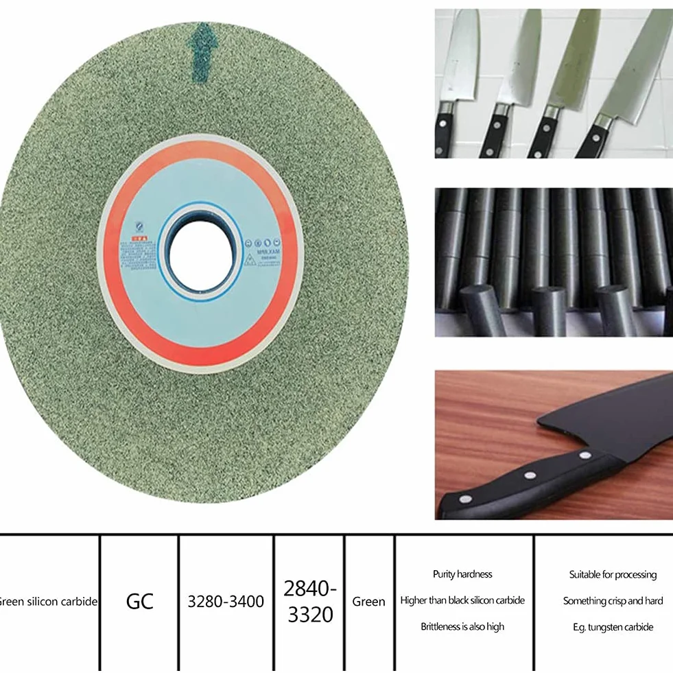 Mola Abrasiva Da Banco Disco Abrasivo 150mmx32mmx20mm 100 Grit Lucidatura Pietra Metallica
