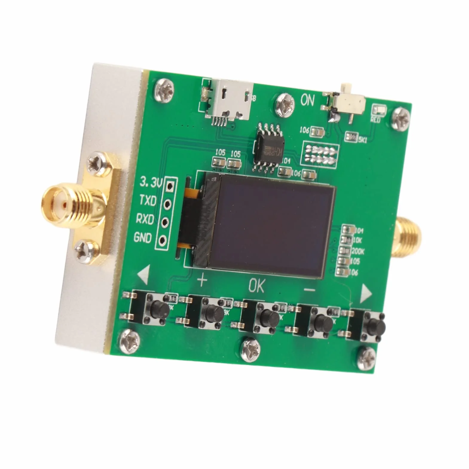 Aramox Modulo Attenuatore Programmabile Digitale PCB per Amplificatore Radio 0-31.75dB LF-6GHz