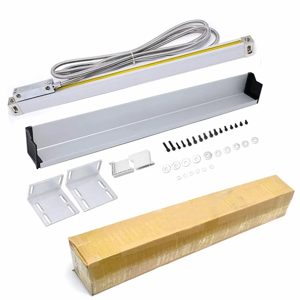 Indicatore digitale DRO 5µm TTL di posizione per tornio, fresatrice, smerigliatrice, ecc. (150 mm)