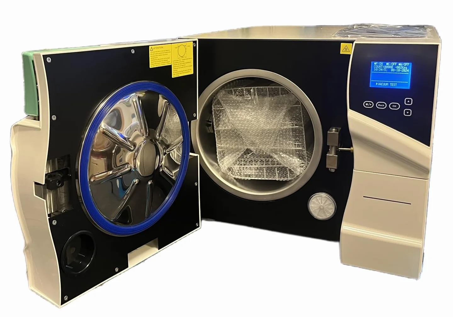 22 Liter New Dental Vacuum Steam Autoclave Sterilizer With Printer USB Class B CE, 11 Standard Program
