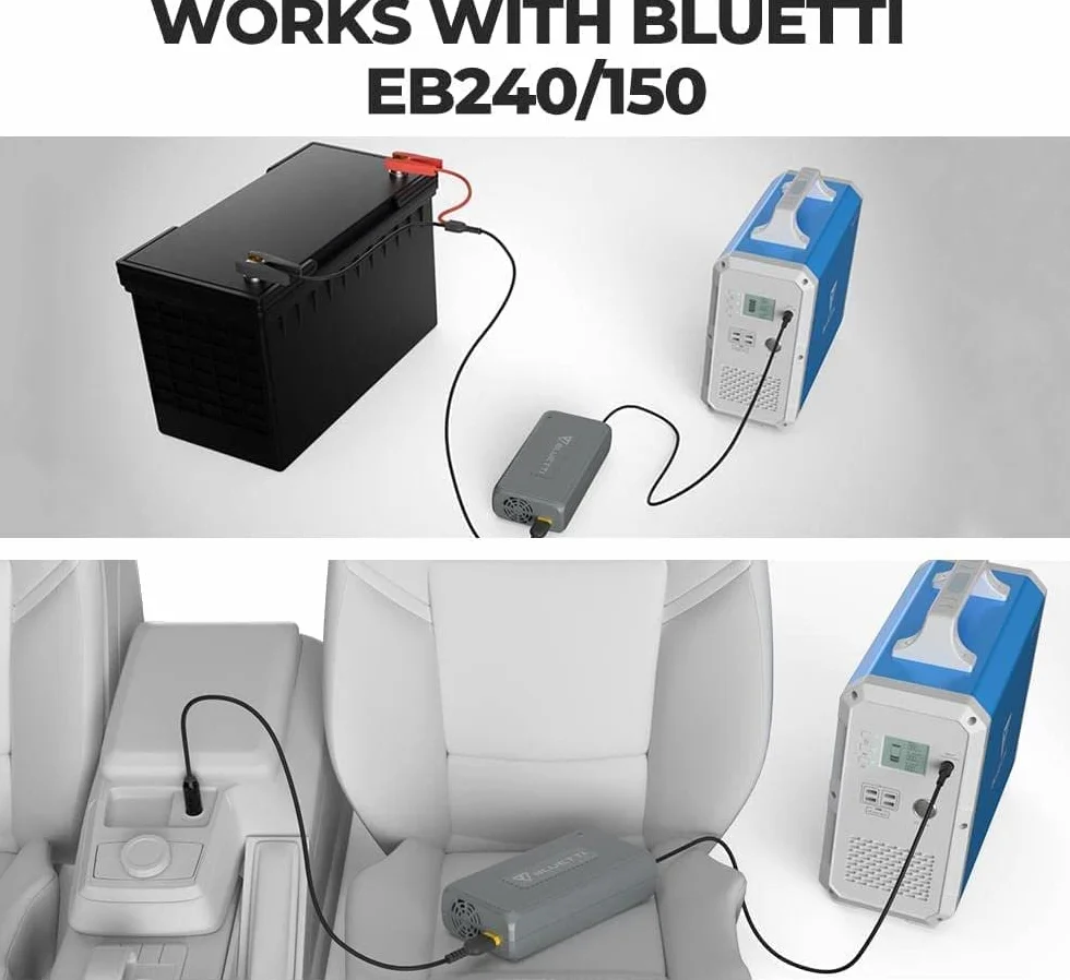 BLUETTI D050S - Amplificatore di carica DC da 500 W, compatibile con Powerstation AC200P/AC200MAX/B230/B300