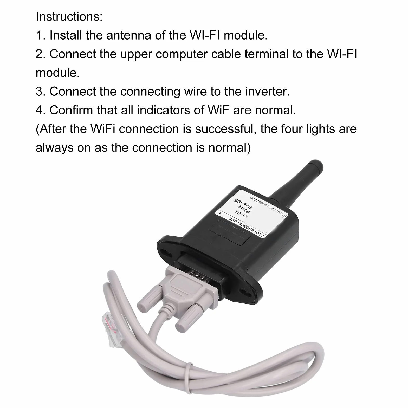 Inverter Solari Modulo WiFi Inverter Solari Modulo WiFi Inverter Solari WiFi Inverter Solari Monitoraggio Remoto per la Produzione di Energia Solare Fotovoltaica RS232