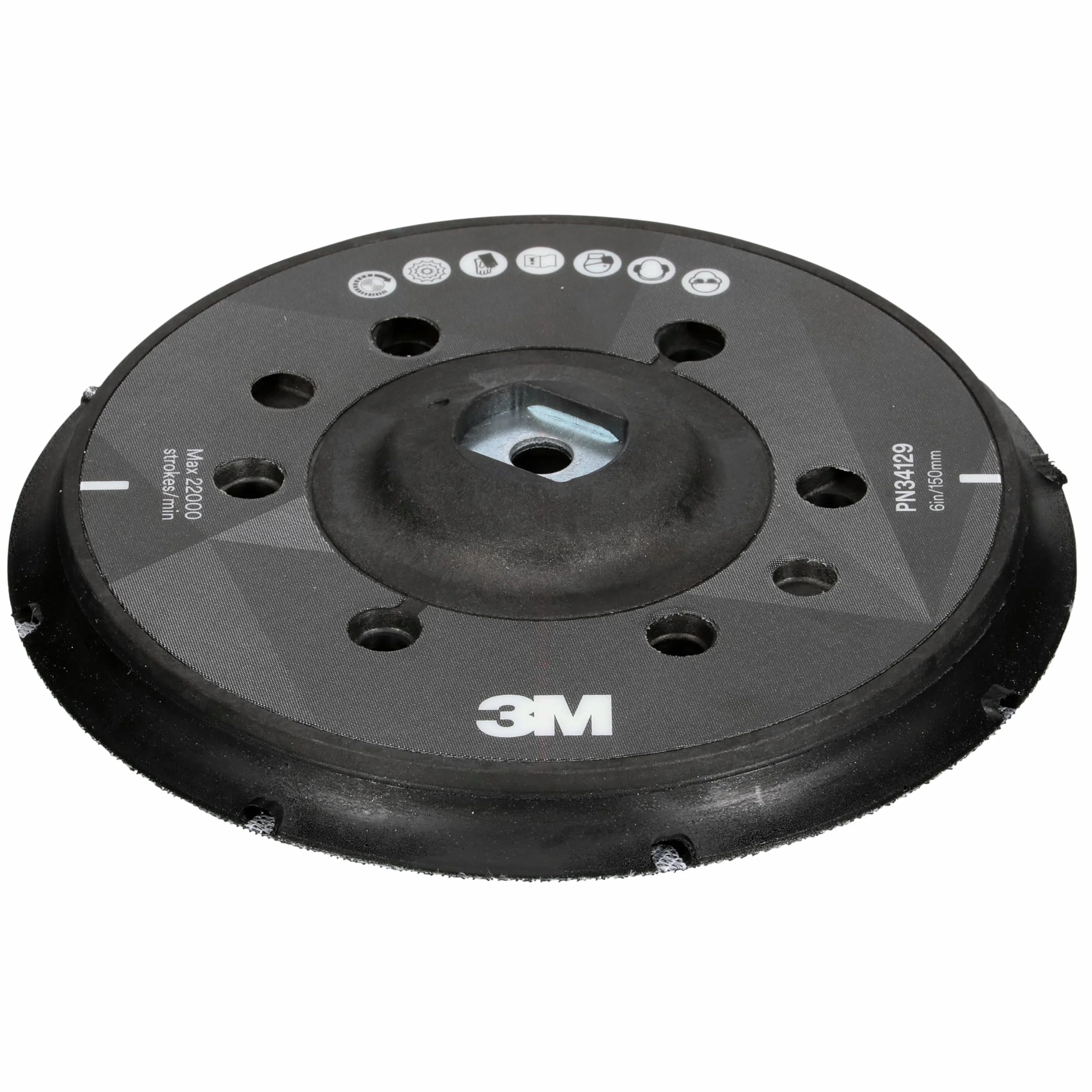 Platorello per lucidatrice rotorbitale 3M Perfect-It, 150 mm (6 in), 34129