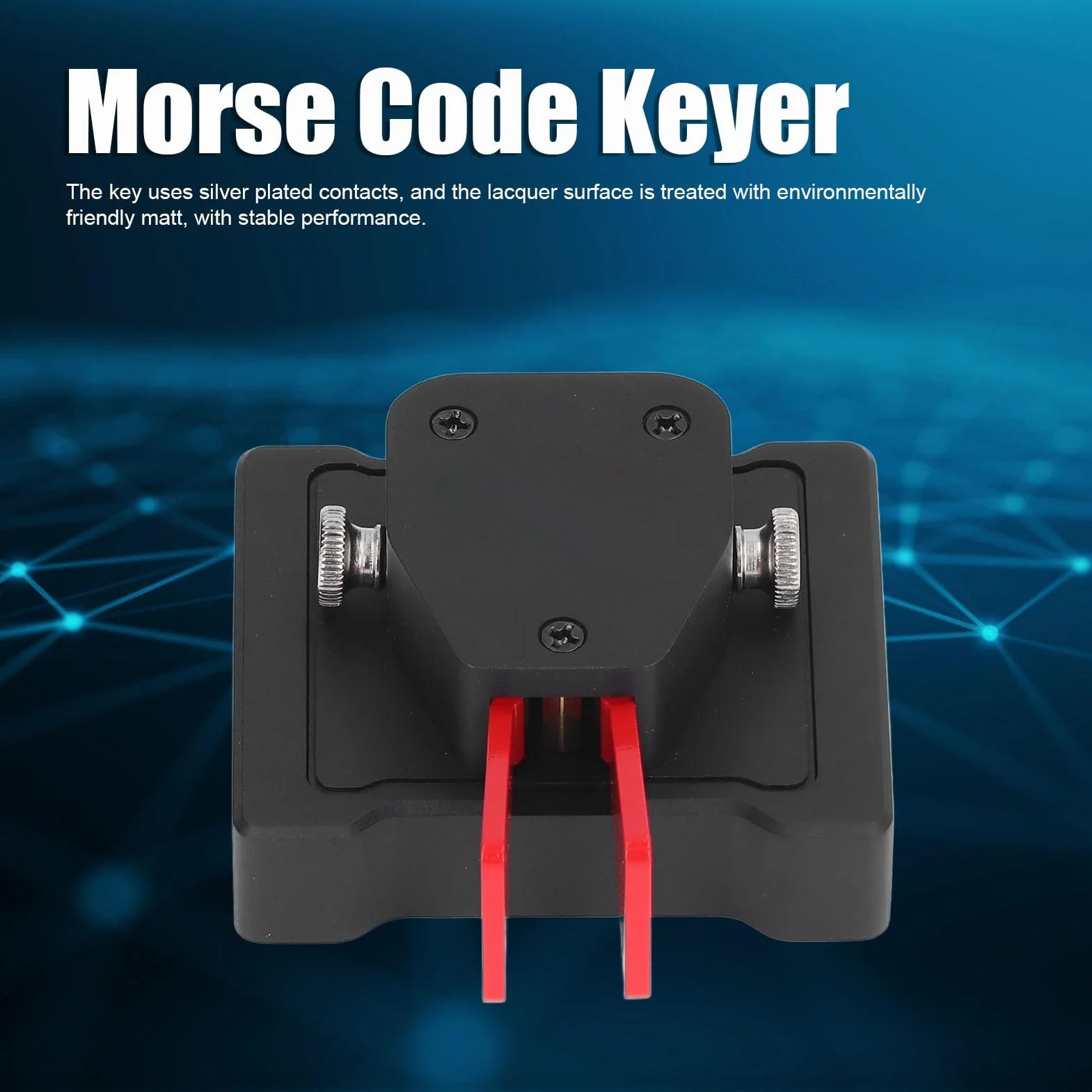 Chiave Morse Automatica 730C CW Paddle Keyer Radio 3.5 Doppio Canale