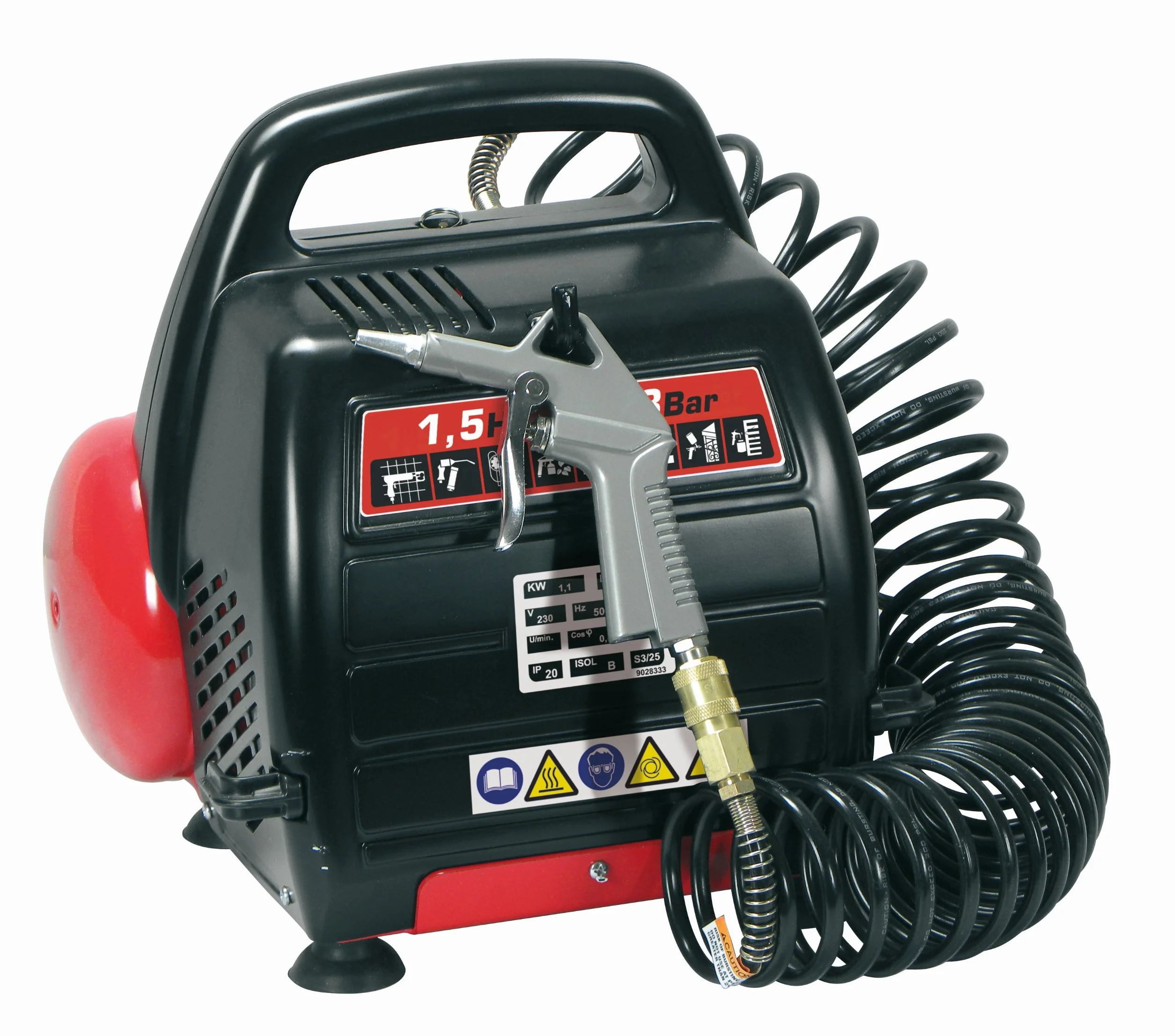 Mecafer Compressore portatile 6 lt. 1,5 hp