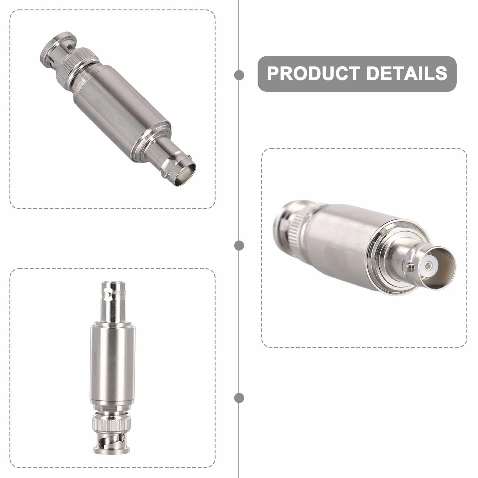 BNC RF Attenuatore DC-3GHz 50Ohm Maschio a Femmina 5dB