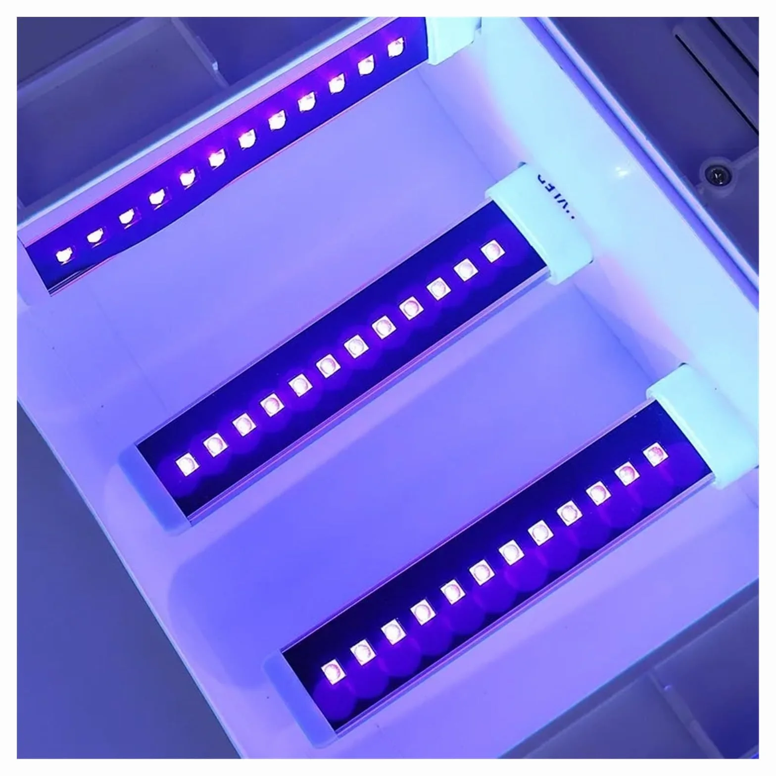 UV Lamp, Sostituzione 9W UV LED Lampada Tubo Lampadina Nail Art Essiccatore Fototerapia Gel Polimerizzante Sorgente Macchina 365 + 405nm(12LED 4pcs)