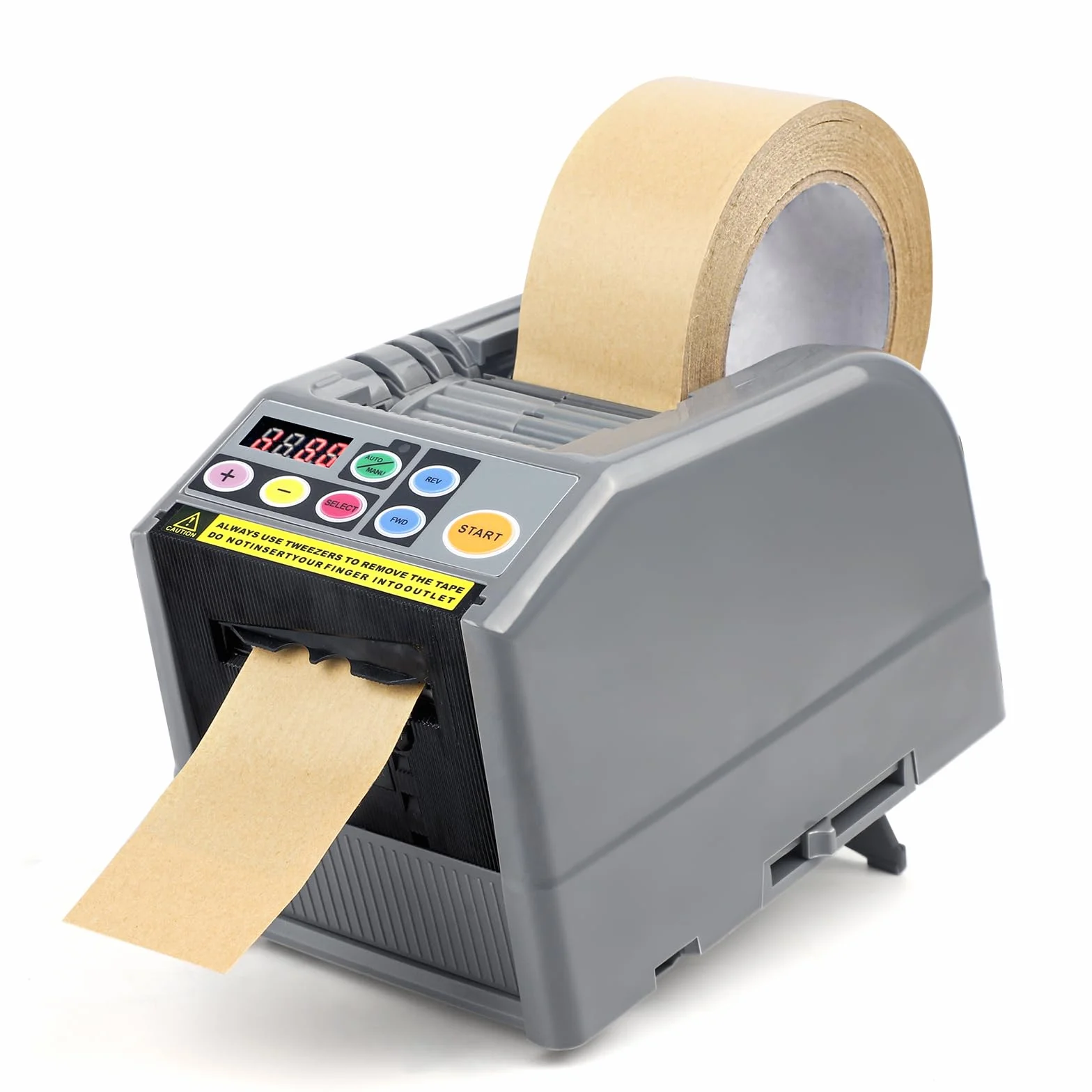 Ribbon Cutting Machine, Automatic Tape Dispenser, 999mm Precision Cut, Ideal for Shipping, Schools, Restaurants, Business & Home