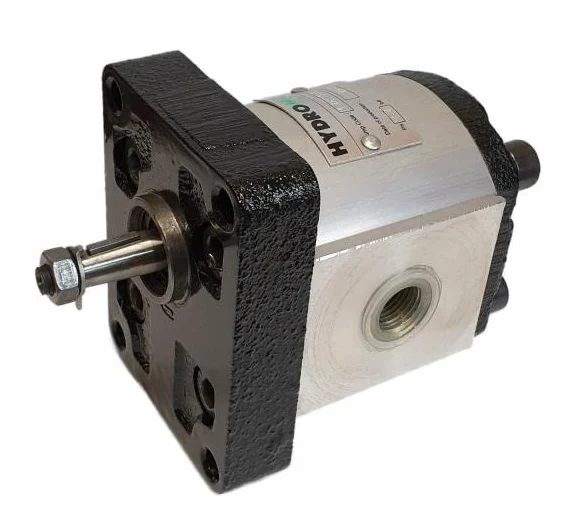 Pompa idraulica ad ingranaggi, Gruppo 1, albero conico 1:8, Montaggio tubazioni, Cilindrata selezionabile 1 ccm/REV fino a 7,8 ccm/REV Dimensione 5.1 ccm