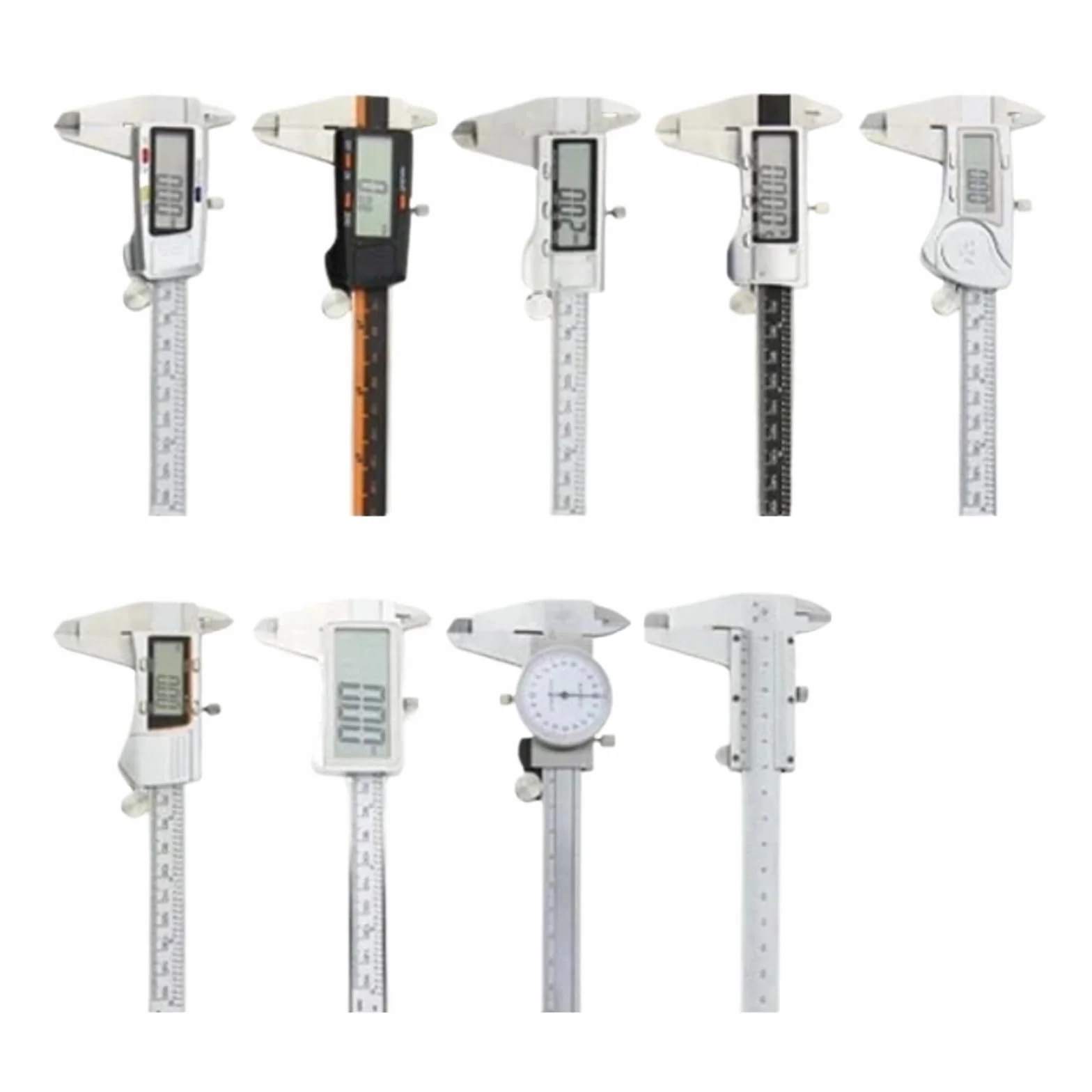 Calibro Calibri IP54 Calibro pachimetrico in Acciaio Inossidabile Strumenti di misurazione Calibro for carpentieri Righello in Metallo Vernier(Box IP54 Caliper)