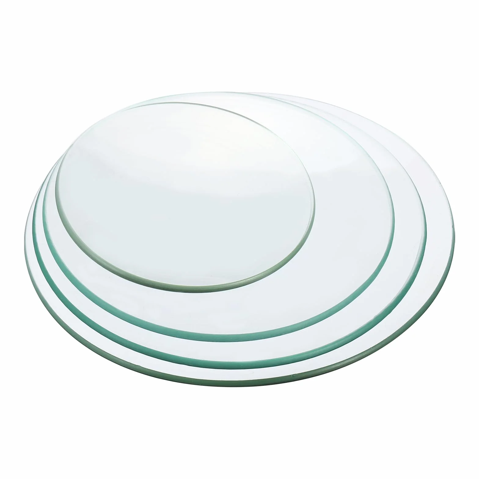 PATIKIL 60/80/90/100mm Diametro Orologio Vetro, 1 Set Becher Coperchio Liscio Bordi Smussato Arco per Laboratorio, Trasparente
