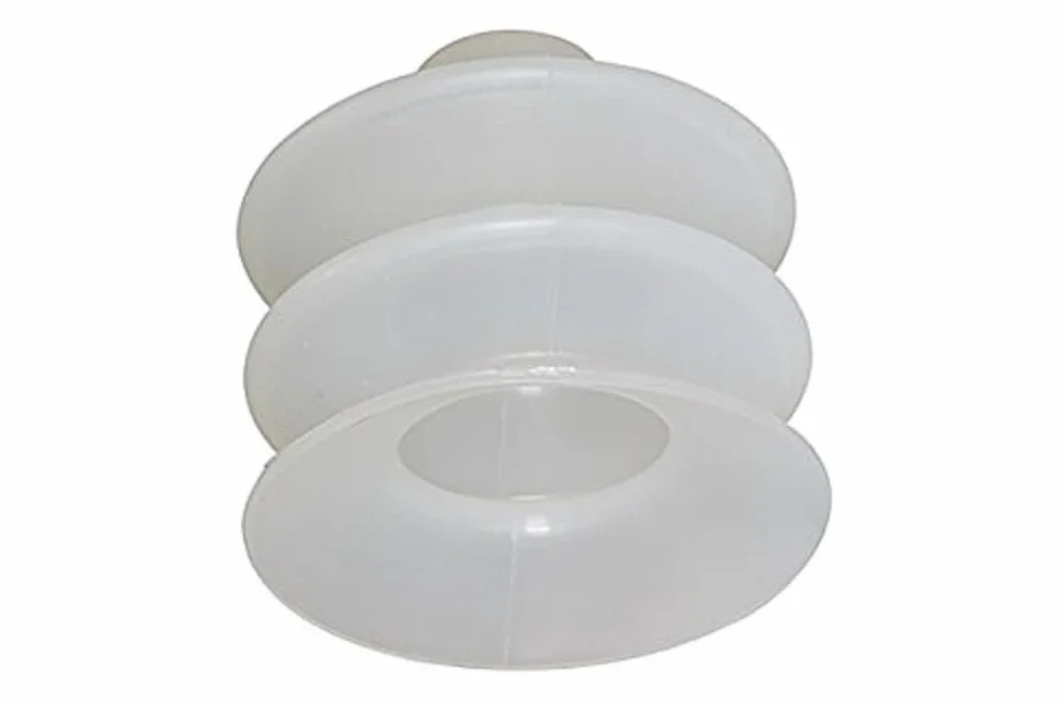RIEGLER Soffietto a ventosa, rotondo, 2,5 pieghe, diametro: 20 mm, silicone Ri fg2520-2