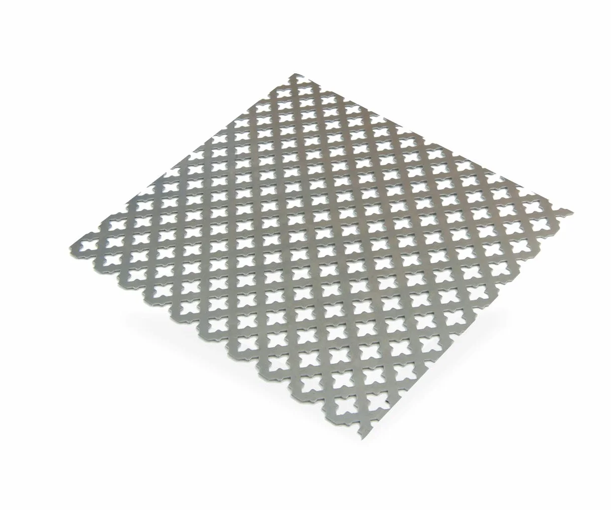 CQFD - Lamiera in acciaio perf.croce ep1 mm, 500 x 250 mm
