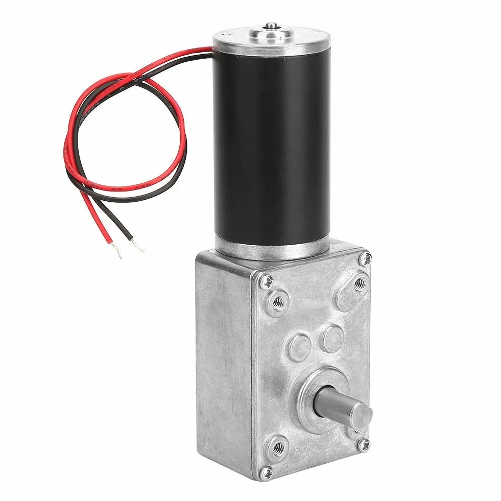 Motoriduttore a vite senza fine 12V 10RPM 8mm