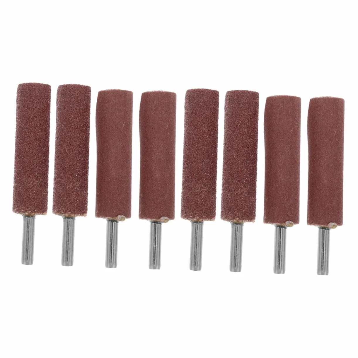 Zerodeko 1 Set Di Mole Abrasive A Lamelle: Tamburo Di Carta Vetrata A Grana 80/240 Con Gambo Da 6 Mm Per Rettifica Di Precisione E Finitura Superficiale - Testa Di Lucidatura Cilindrica
