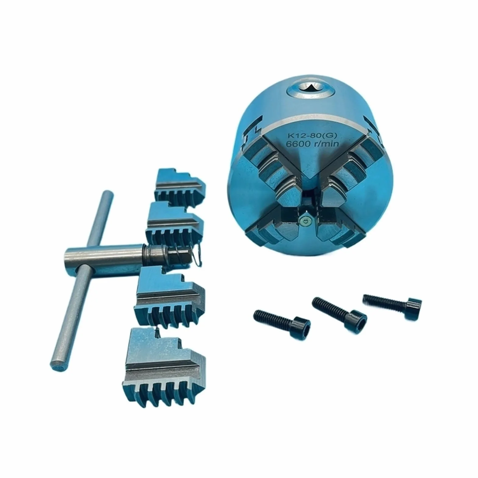 Mini Chuck 80mm Chuck K12-80 Autocentrante 4 Griffe Manuale Mini Chuck