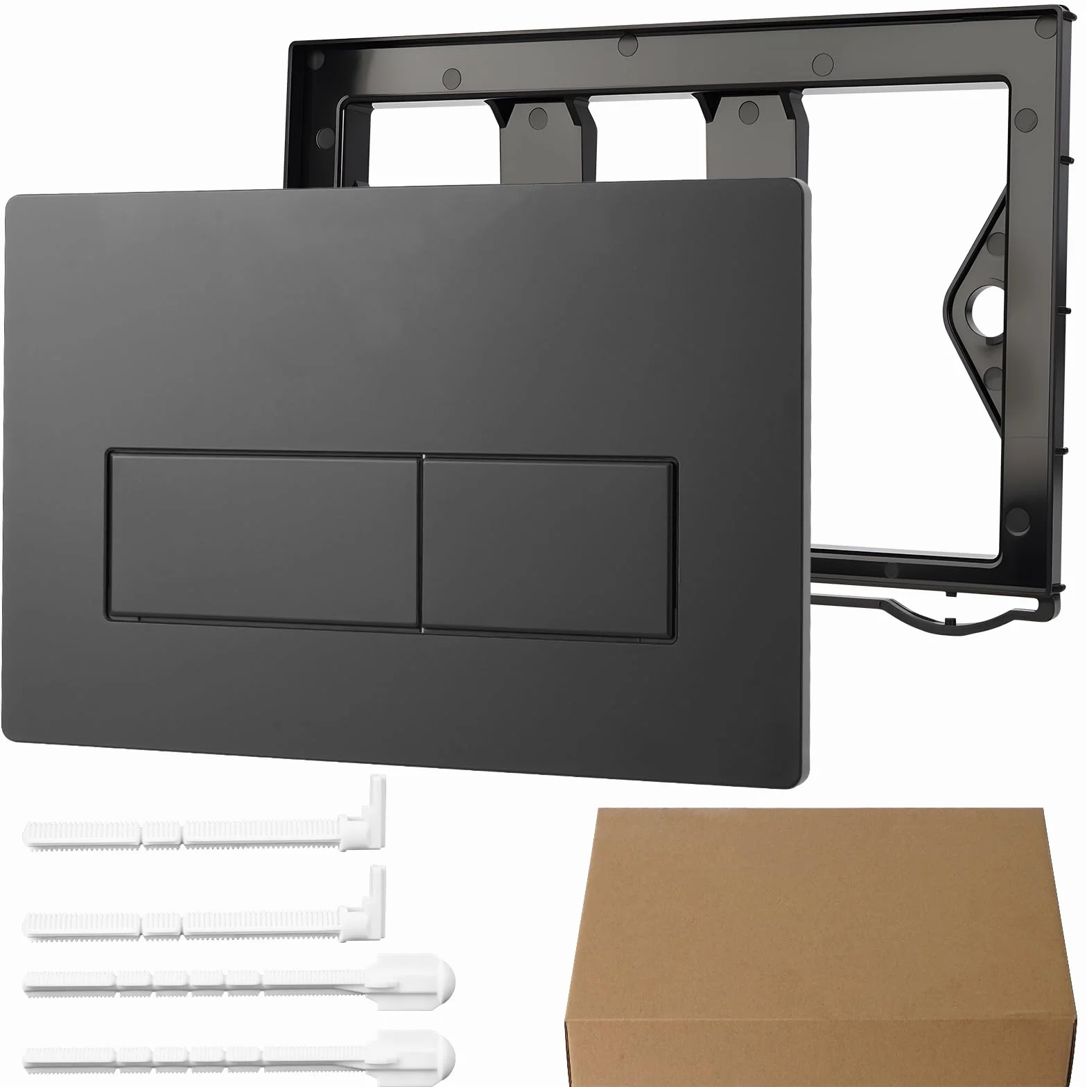 Pannello di scarico Geberit Sigma 01 20 30 50 UP 300 320 sostitutivo doppio scarico kit ricambio cisterna nero