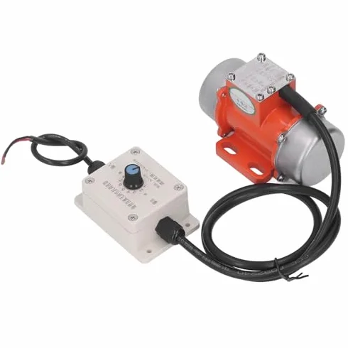Motore Elettrico Vibrante 30W 4000 Giri/min IP65 Motore Vibrante per Vibratore per Calcestruzzo Motore Vibrante CC con Regolatore di velocità (DC12V)