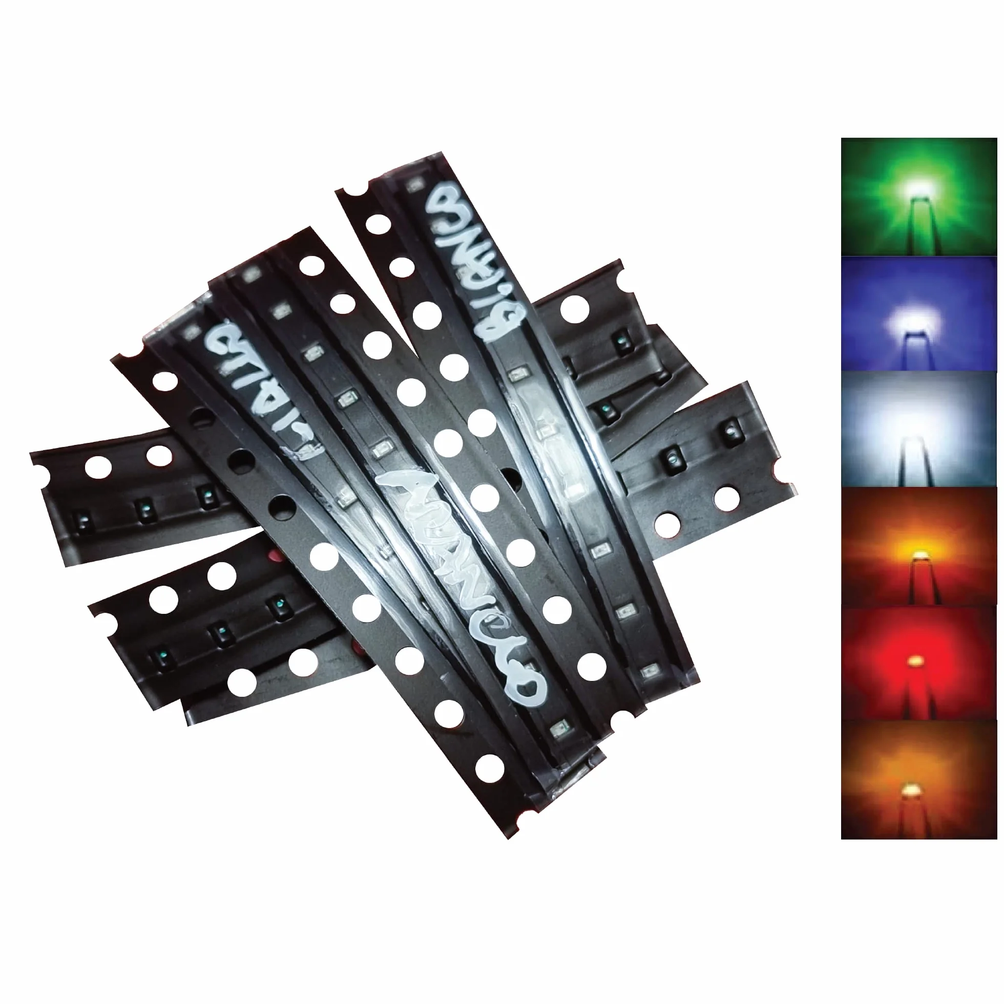 Kit di LED SMD 0402-6 colori - 60 pezzi