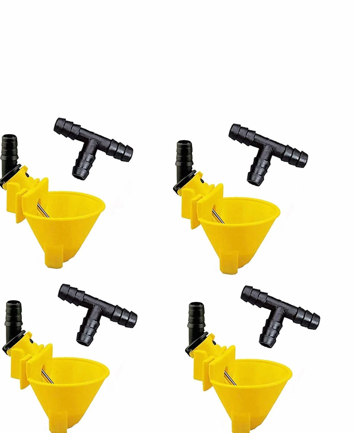Pezzi 4 Abbeveratoio Automatico per polli, Galline, Pulcini, quaglie, colombi, e avicoli in Genere,