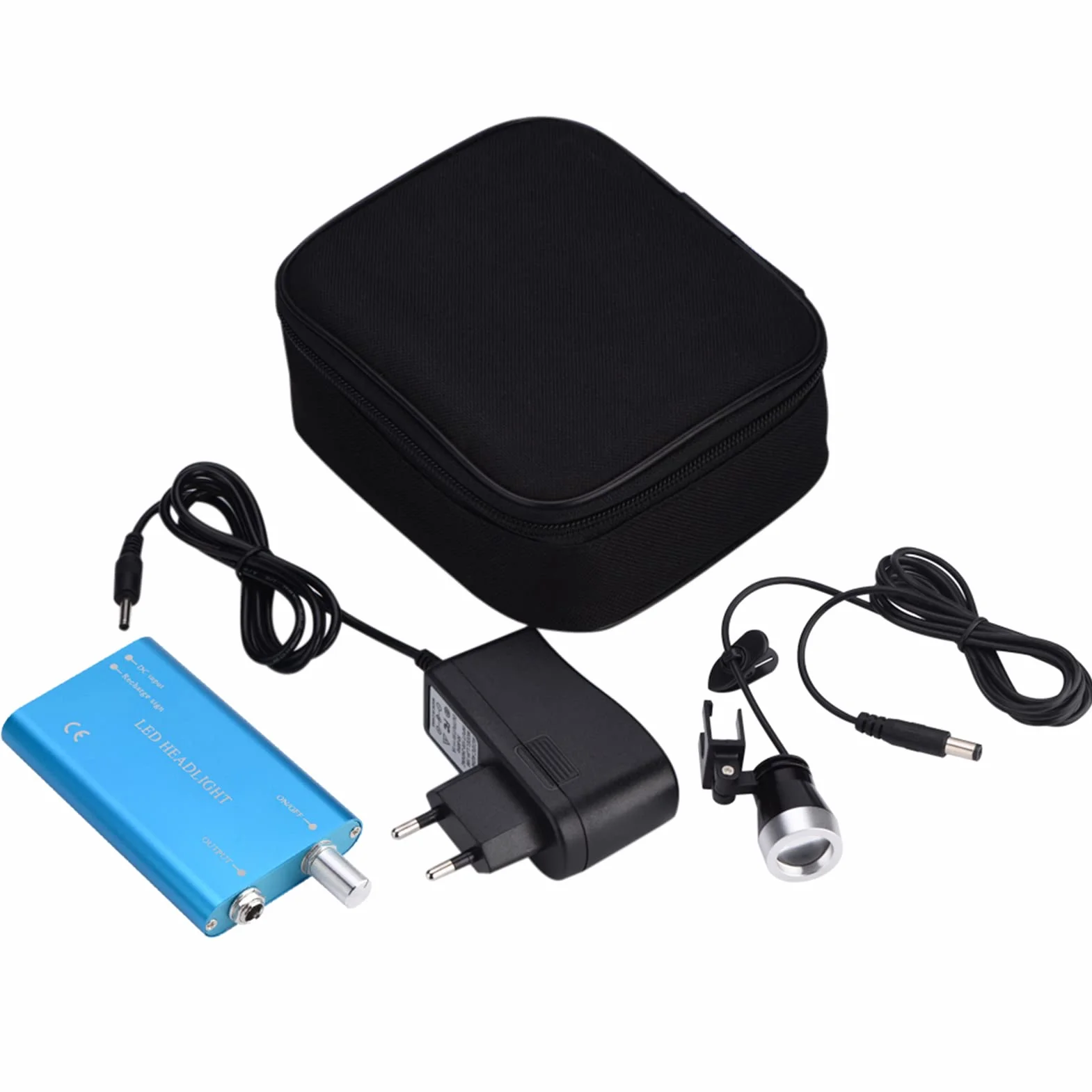 1 Pz Portatile Dentale Luminoso LED Faro Dentista Chirurgia Lampada Frontale per Lente D'ingrandimento