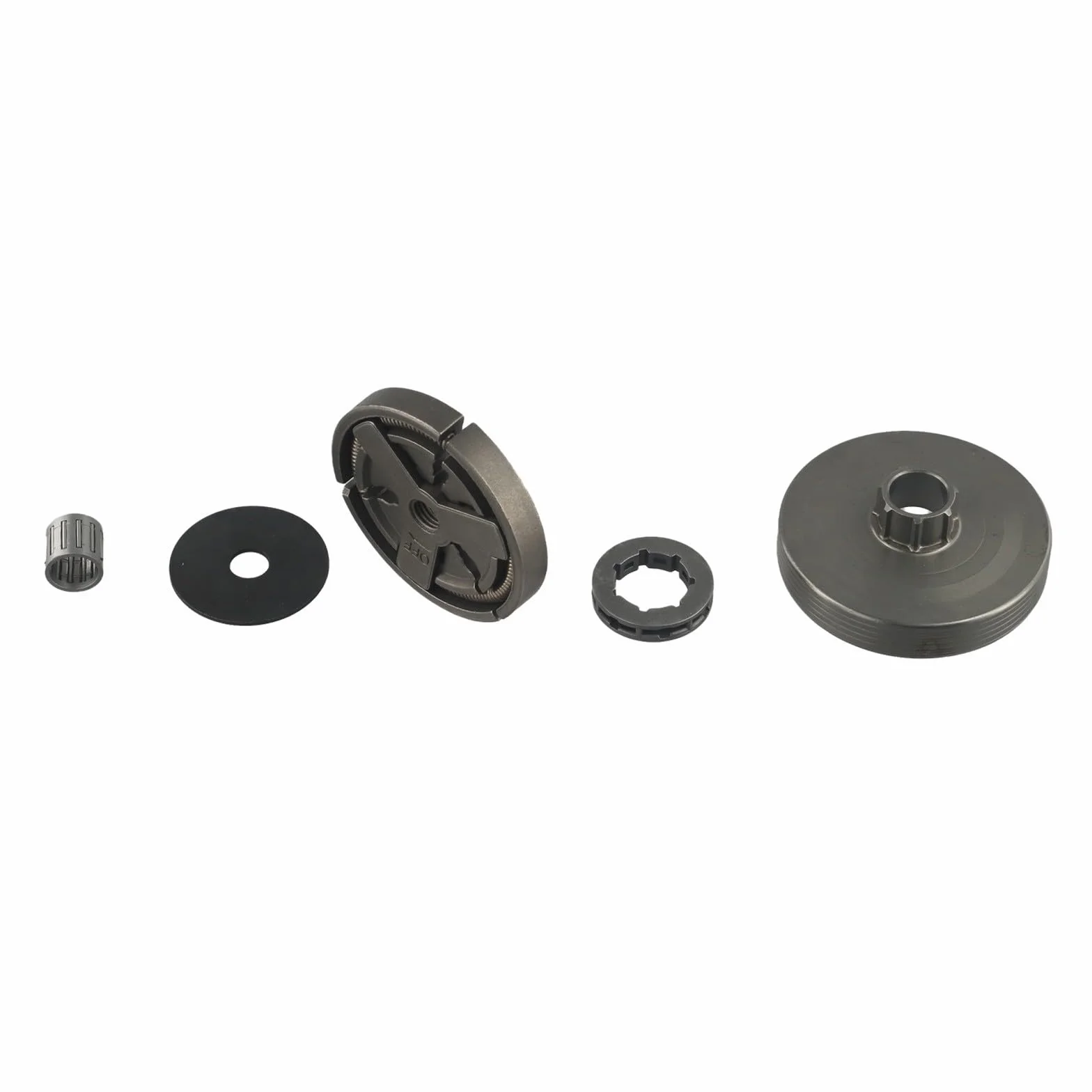 Kit di montaggio frizione compatibile con motoseghe cinesi 4500 5200 5800 e motori da 45 cc, 52 cc, 58 cc