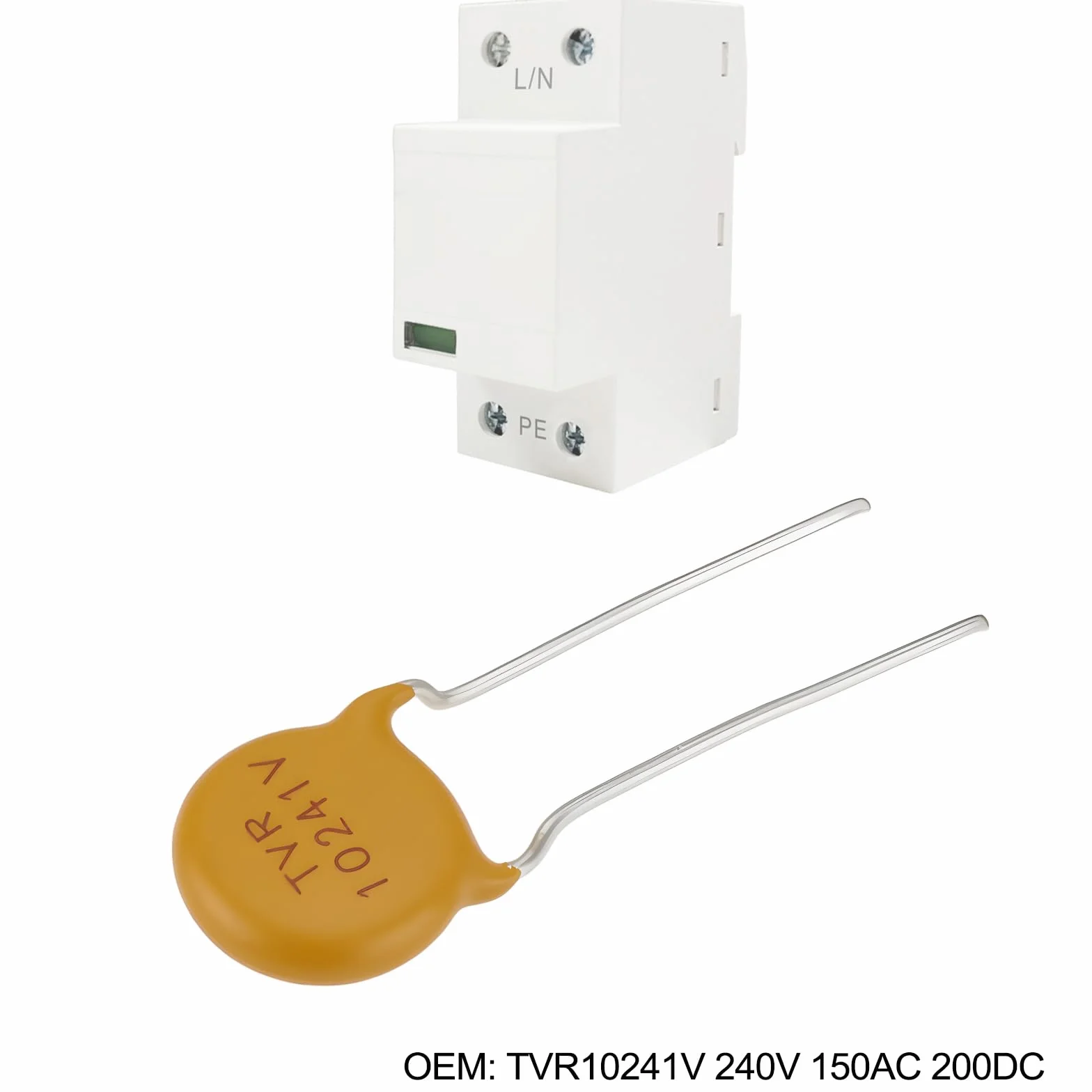10x Varistore In Ossido Metallico TVR10241V 240V 150AC 200DC Compatibile Con TKS Protezione Contro Le Sovratensioni