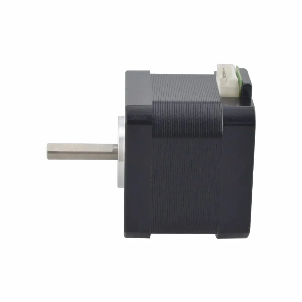 STEPPERONLINE Motore passo-passo 3 pezzi Nema 17 bipolare 42Ncm 1.5A 42x42x39mm 4 fili con cavo da 1 m e connettore per stampante 3D/fresatrice CNC, nero