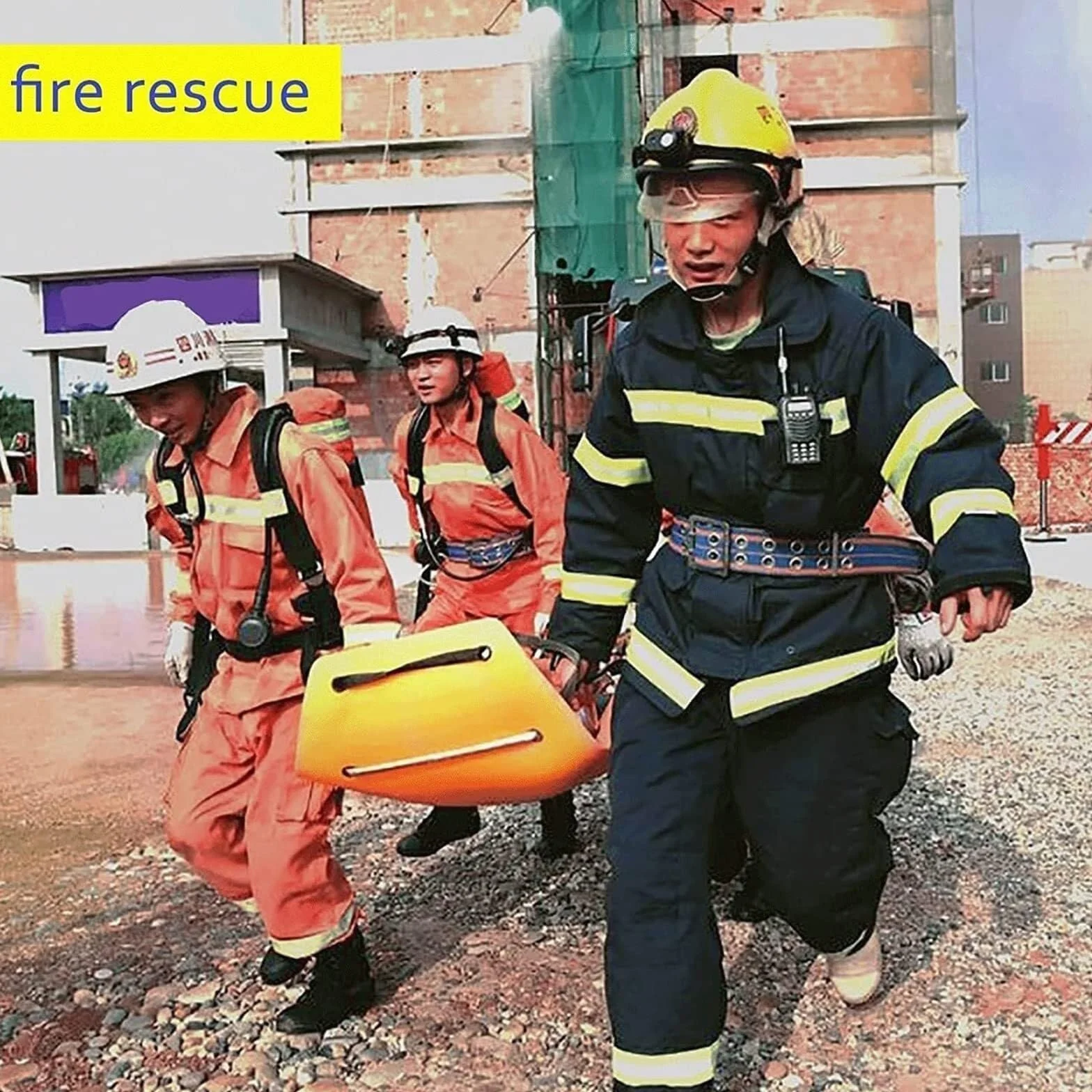 Barella pieghevole leggera portatile in EVA per salvataggio di emergenza, antincendio e salvataggio all'aperto in spazi ristretti