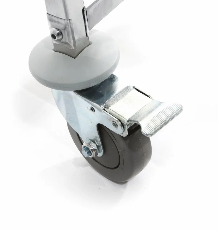 HENDI Carrello portateglie con piano di lavoro, 7 x GN 1/1, portata massima 70 kg, 445x615x(H)945mm, acciaio inox