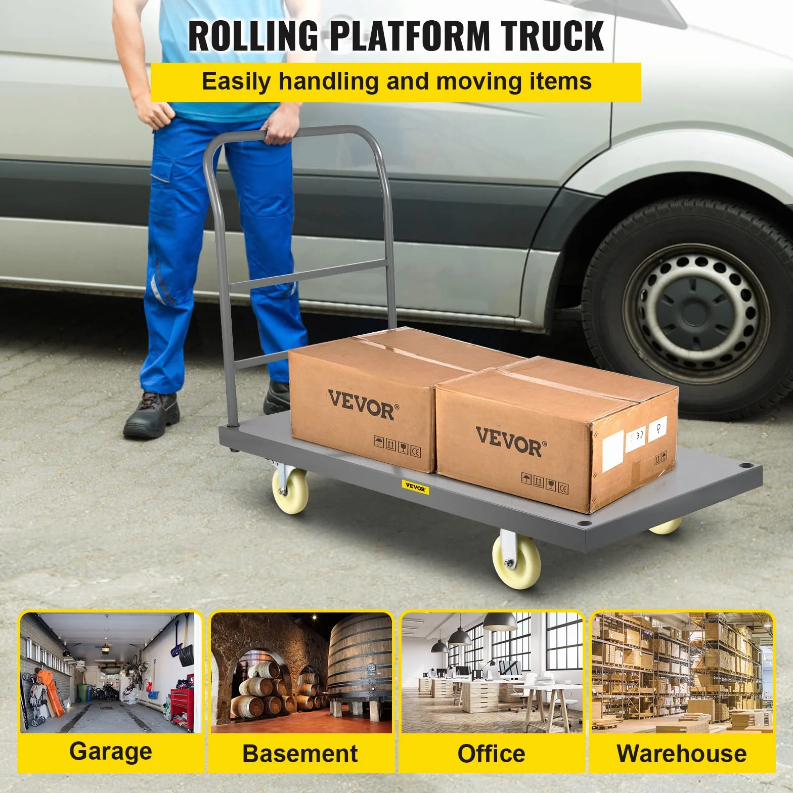 Carrello con Pianale