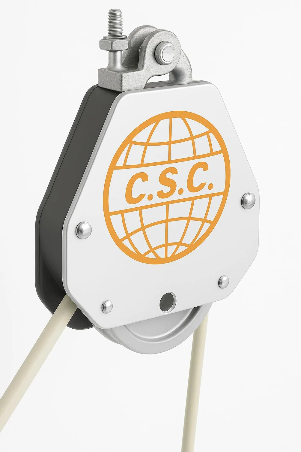 Carrucola per Sollevamento, Made in Italy - Carrucola di Sicurezza adatta per Cantieri Edili – Carrucola con Freno Autobloccante da Utilizzare con Funi di Diametro 18-22mm - Portata 50kg