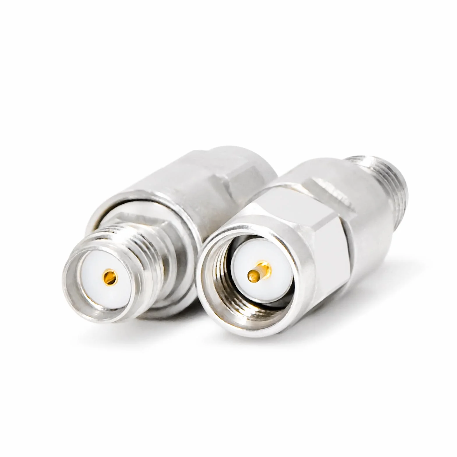 TOJOIN 12,4 GHz 10 dB RF attenuatore coassiale 2 W 50 Ohm SMA maschio a femmina RF coassiale SMA Attenuatore fisso, 2 attenuatori in rame