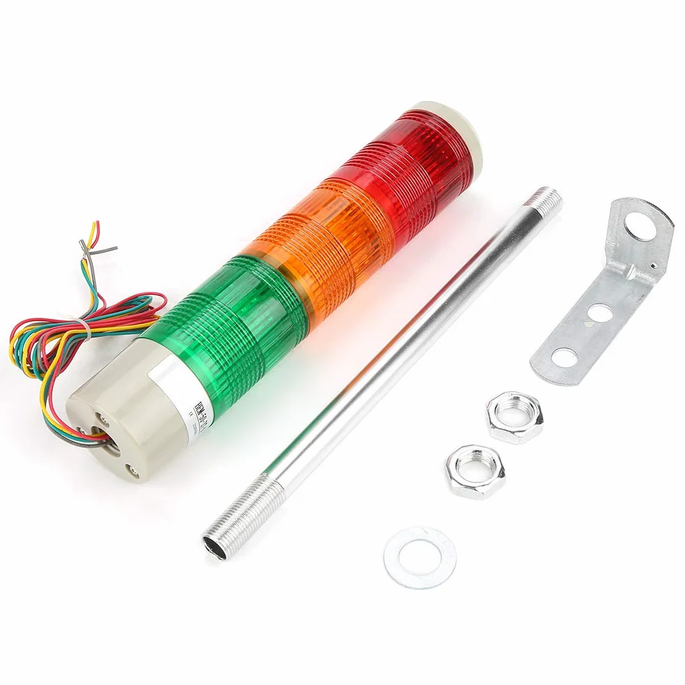 Luce Occupata, Controller Semaforo AC 220V LED Spia Luminosa, BEM-50-3T-D, Indicatore di Attenzione, Luce Costante, per Apparecchiature di Automazione, Catena di Montaggio,
