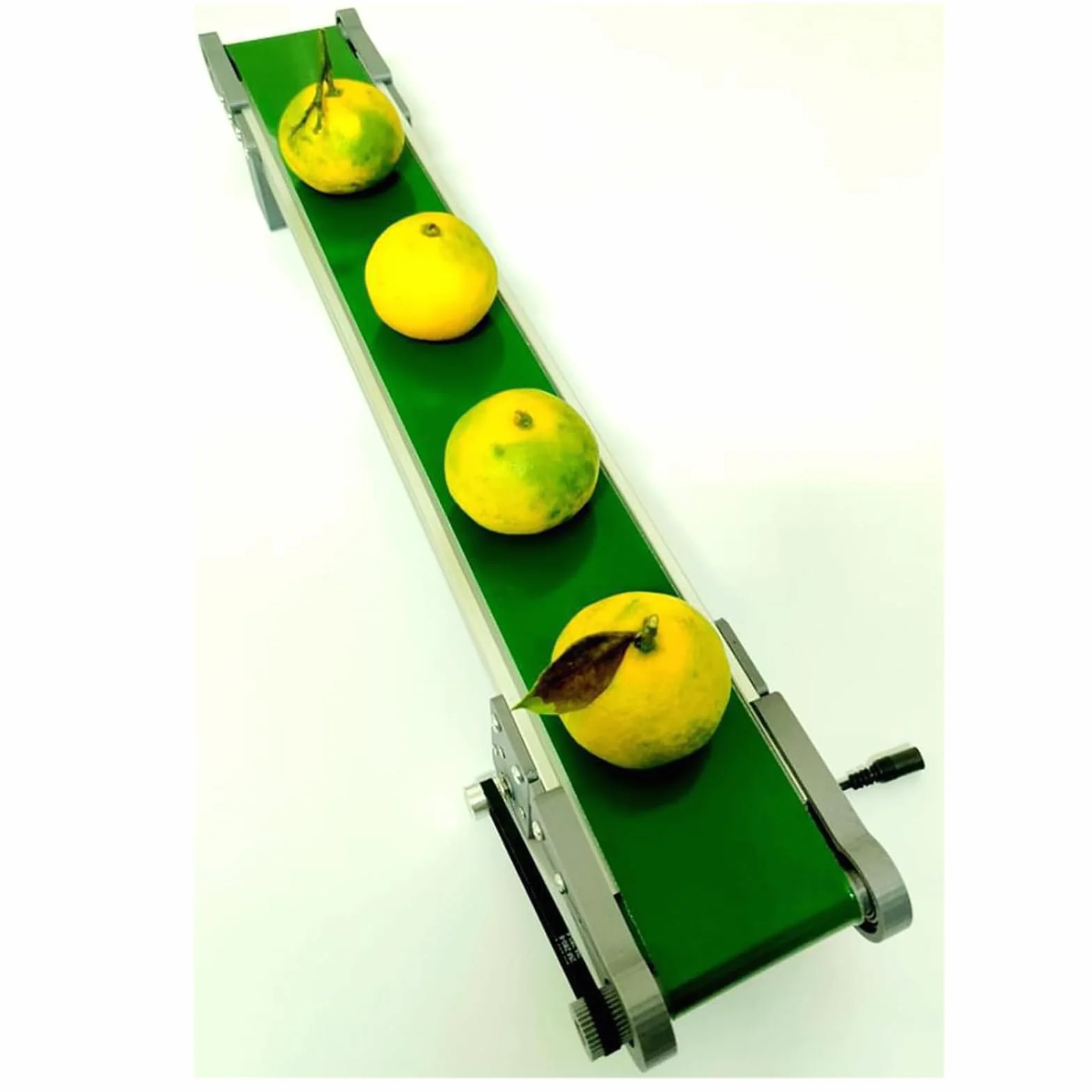 Mini nastro trasportatore da tavolo 100 x 10 cm, reversibile, velocità 1,3-5 m/min, per bevande, fabbriche, piccolo trasportatore per una movimentazione e produzione efficienti