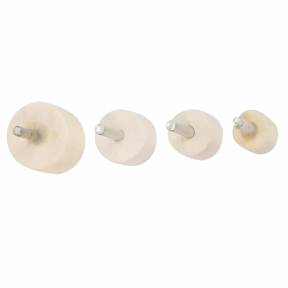 5 Set Polvere per Lucidatura All'ossido di Cerio + 4 Pezzi Ruote per Lucidatura in Feltro di Lana Kit per Lucidatura in Feltro per Intaglio del Legno Scultura in Giada