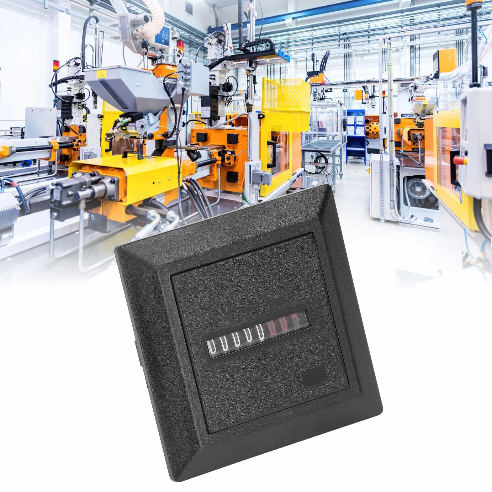 Contaore Industriale AC 220-240V 50Hz 0,3W Meccanico Alta Precisione per Cronometraggio